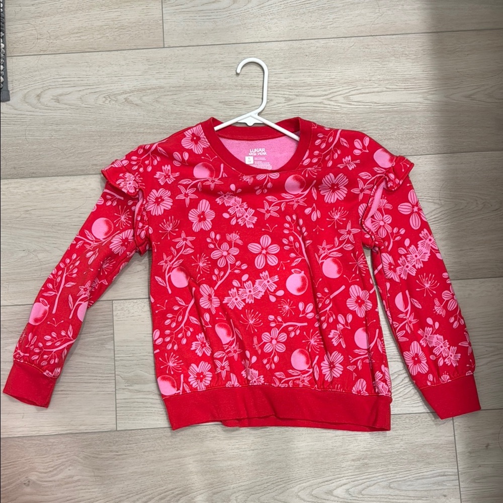 Target Red Floral Kids Sweater